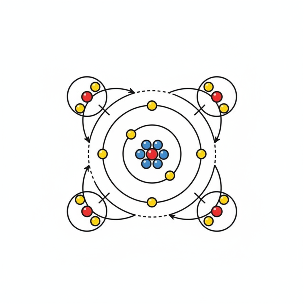 Atomic structure of Carbon and the octet rule